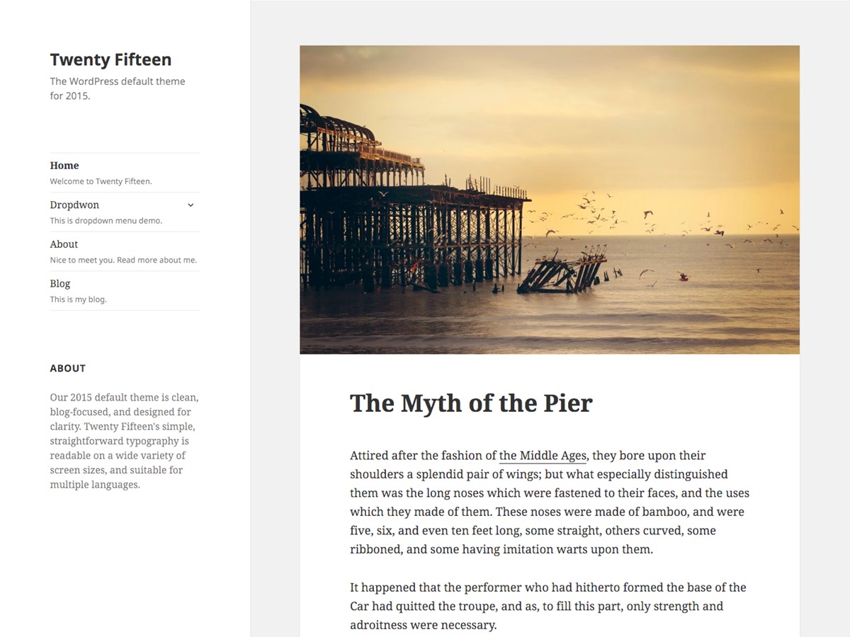 Dolphin'sDream WordPress theme Dolphin'sDream WordPress theme