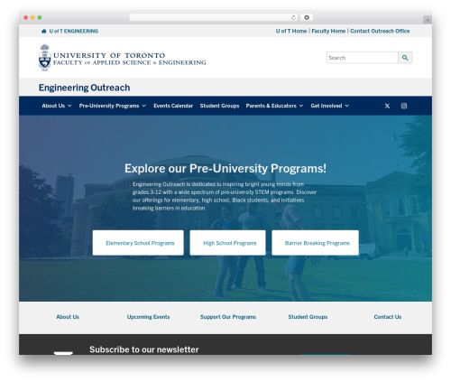 Engineering Theme 2023 WordPress theme - outreach.engineering.utoronto.ca