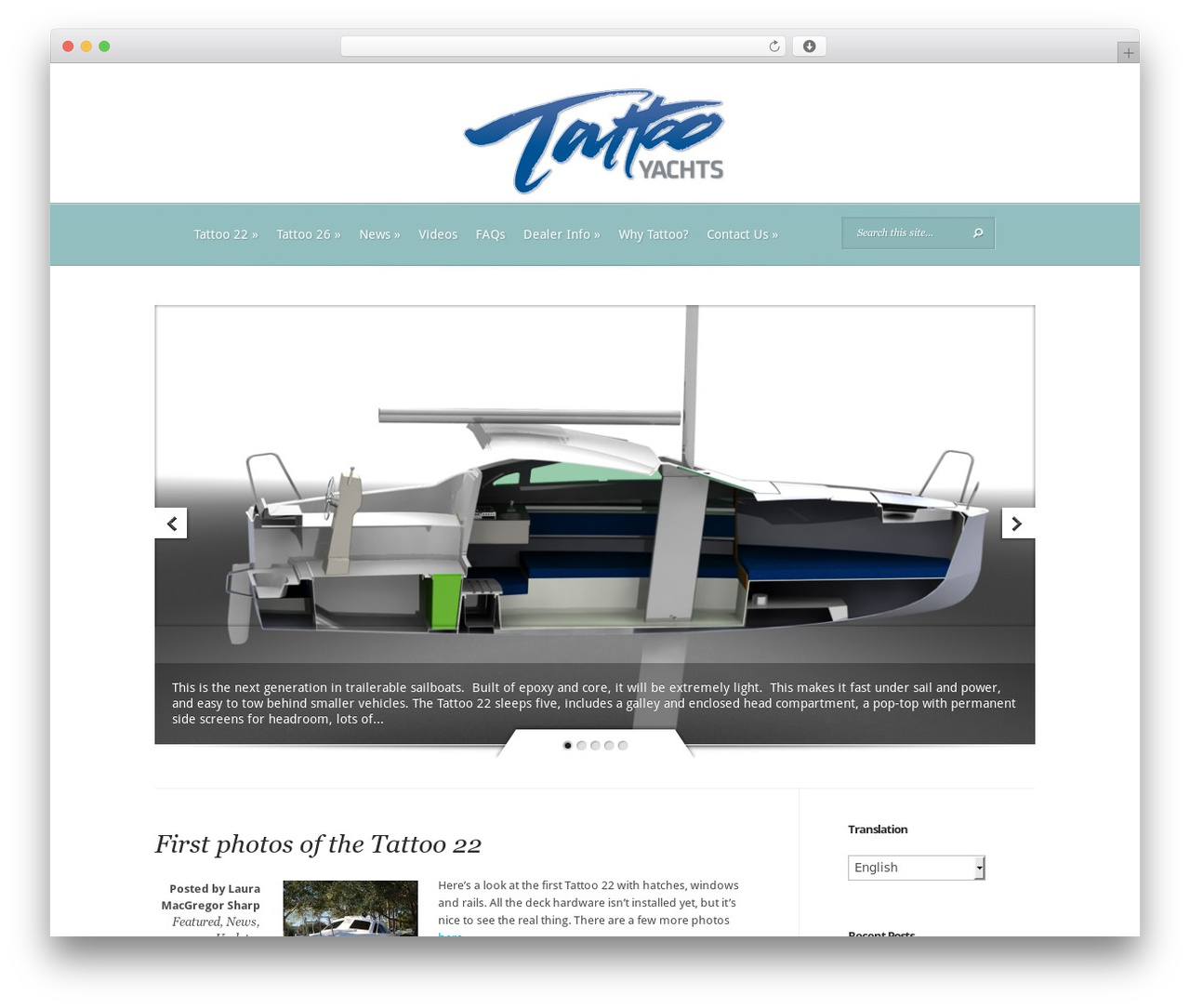 Evolution theme WordPress - tattooyachts.com Evolution theme WordPress - tattooyachts.com