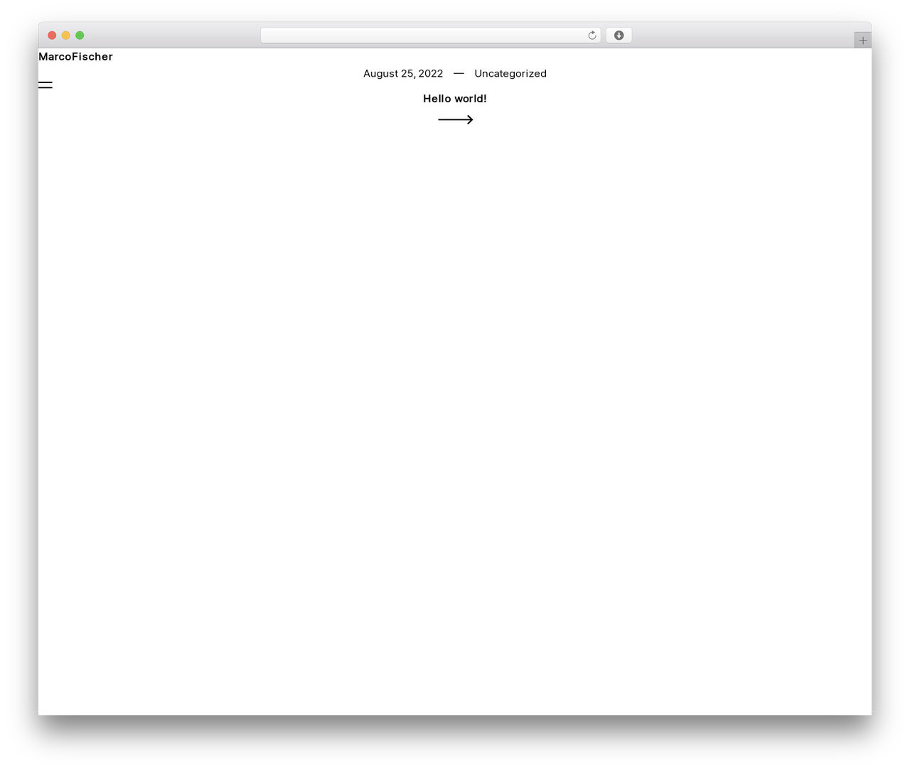 Facade WordPress theme - marco-fischer.ch