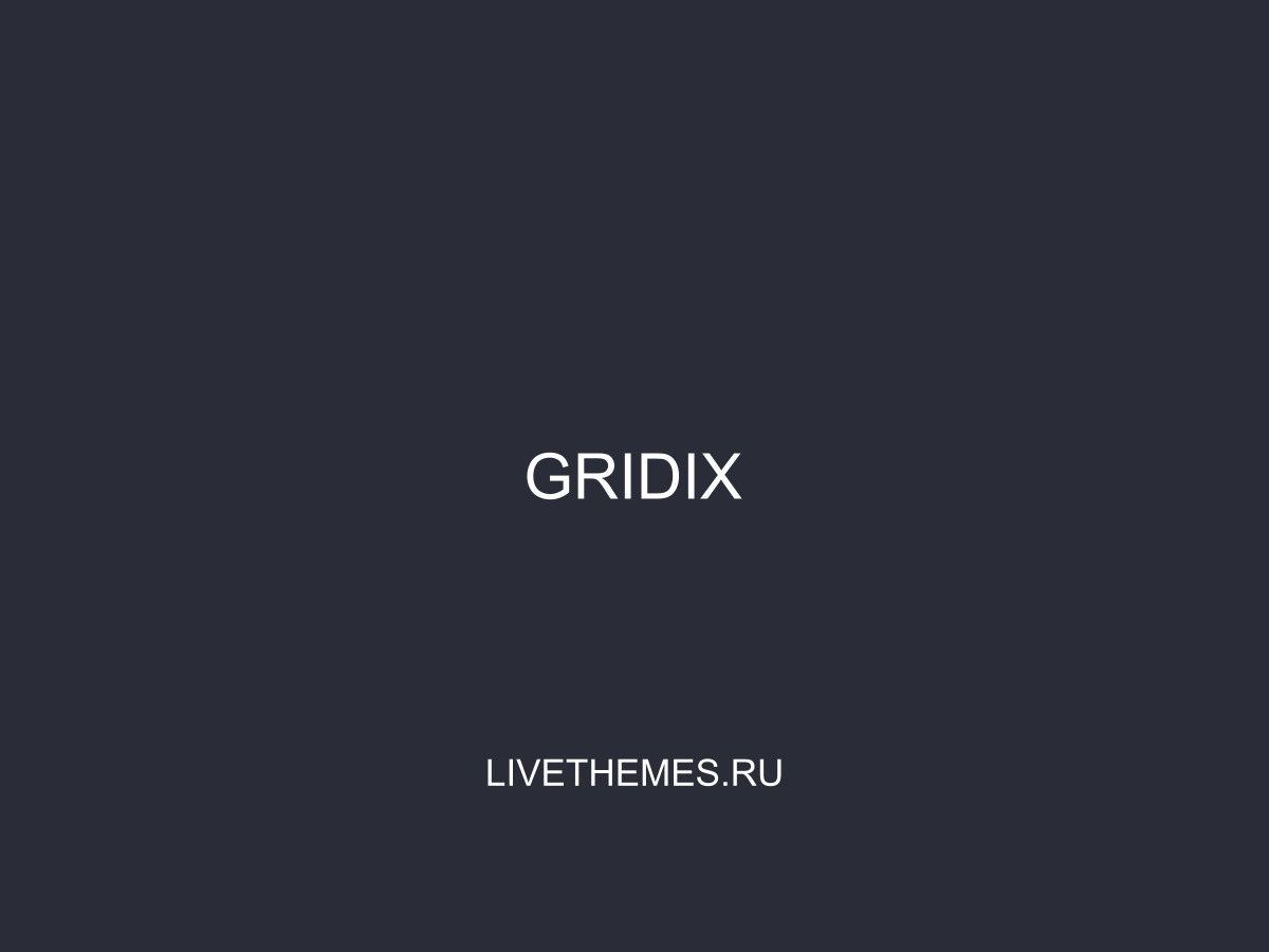 Gridix WordPress theme by LiveThemes