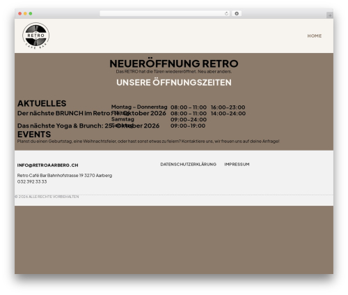Privacybee privacy policy WordPress plugin - retroaarberg.ch