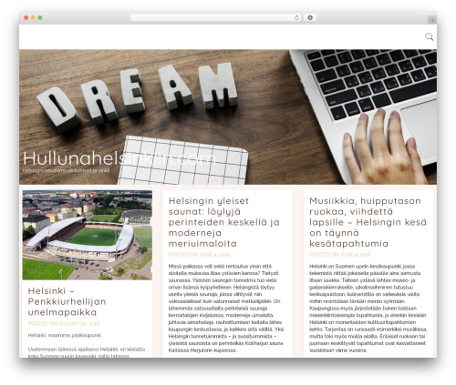 Indo Coco WordPress theme design - hullunahelsinkiin.com