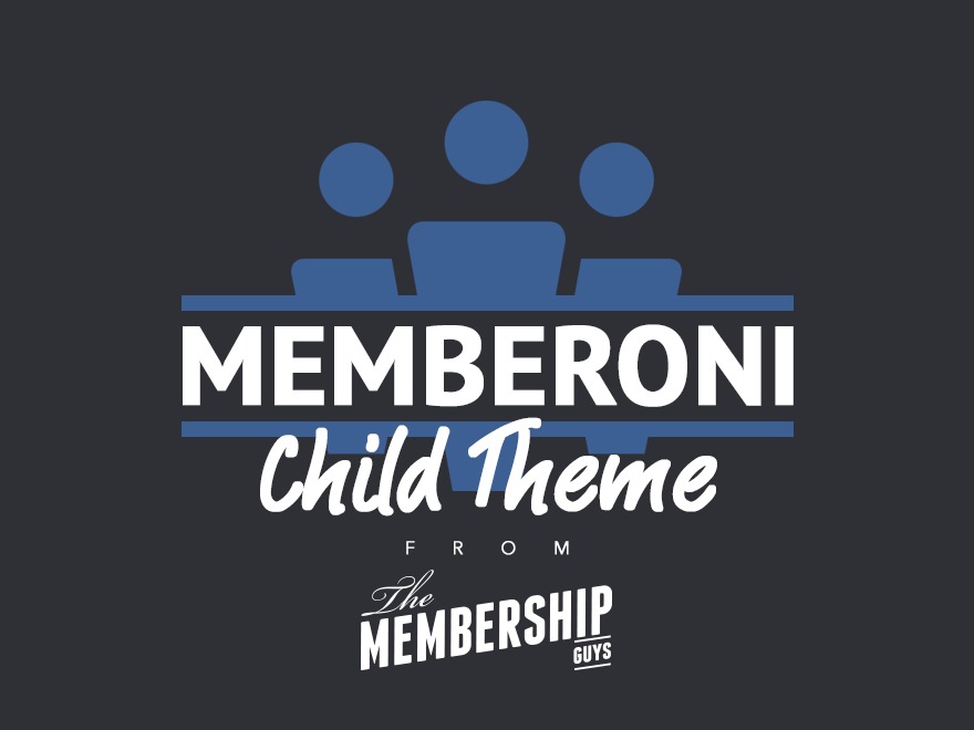 Memberoni Child Theme WordPress theme design