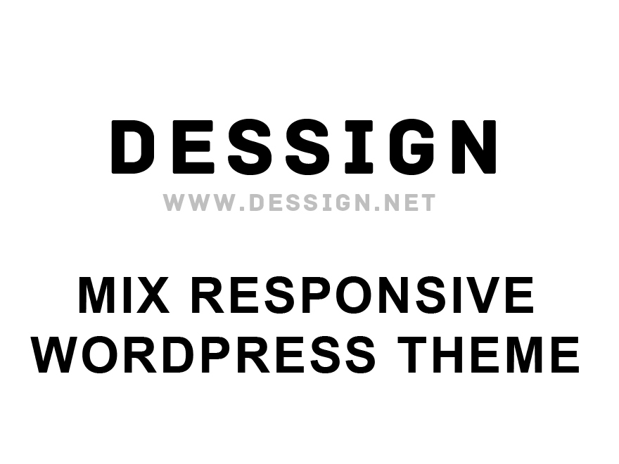 Mix Responsive Theme WordPress theme by DessignThemes