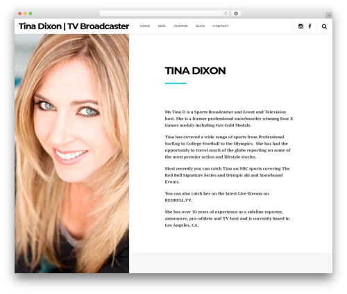 Pixie theme WordPress - tinadixon.com