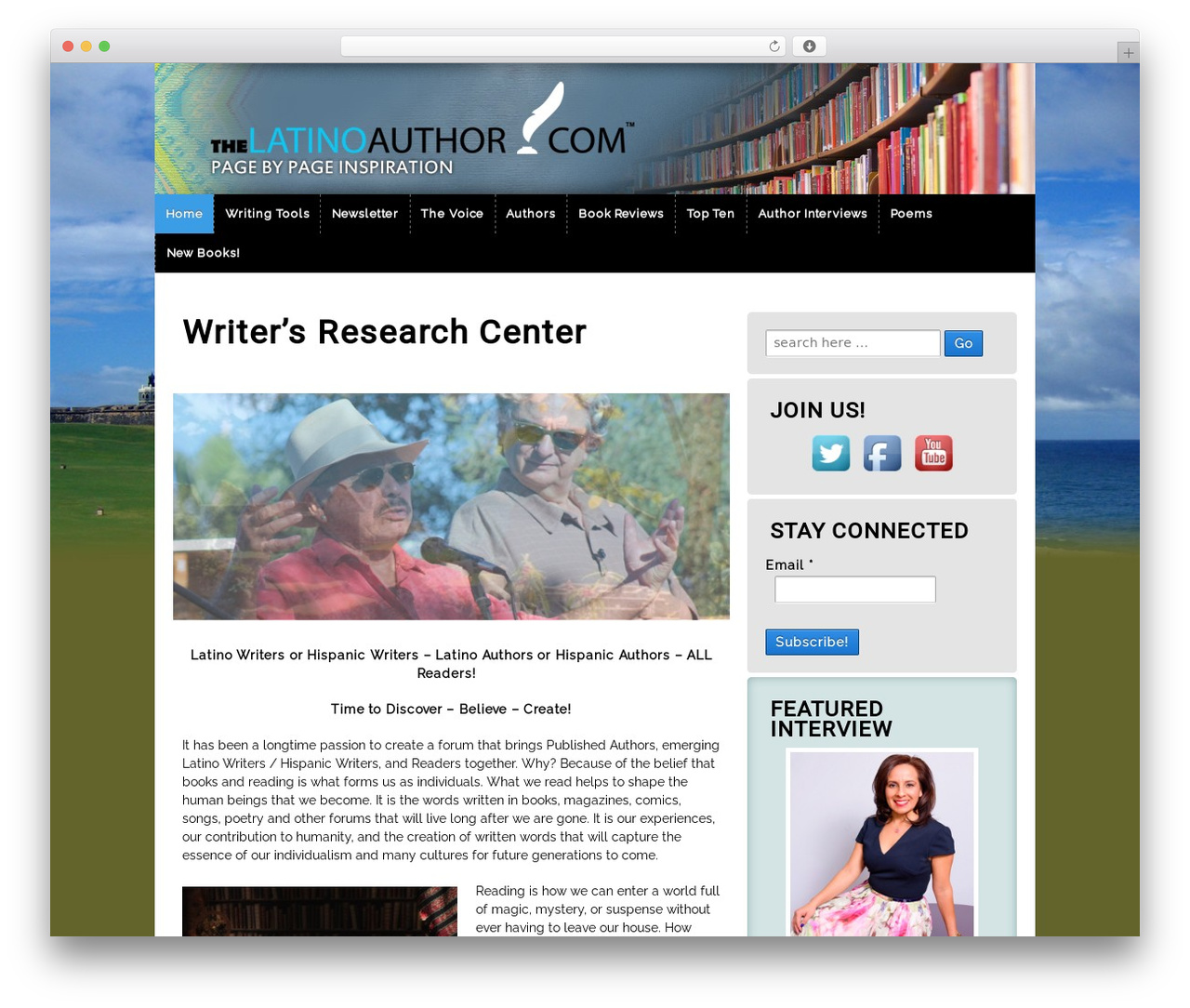 Responsive Child Theme WordPress theme - thelatinoauthor.com