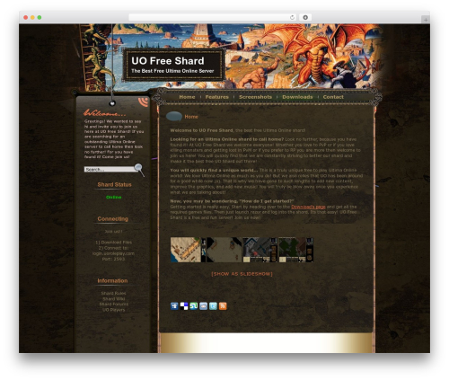 StarCraft Back WordPress theme - uofreeshard.com