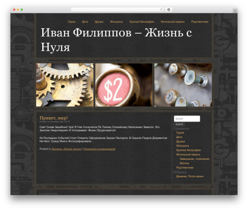 Steampunk theme WordPress - filippoff.net