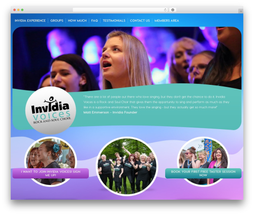 The Bootstrap theme WordPress - invidiavoices.co.uk