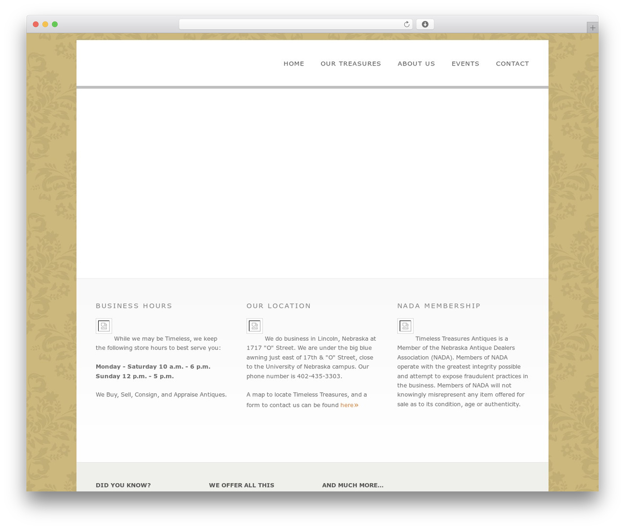 Theme WordPress Dandelion - timelesstreasuresonostreet.com