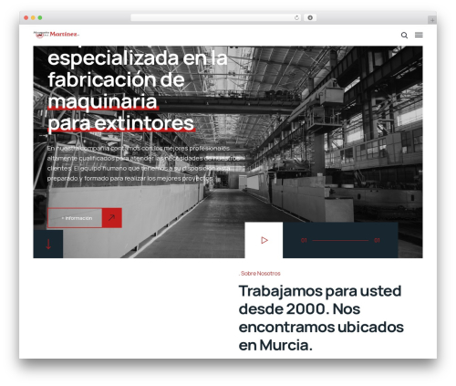 Theme WordPress Industrium - mecanizadosjosemartinez.com
