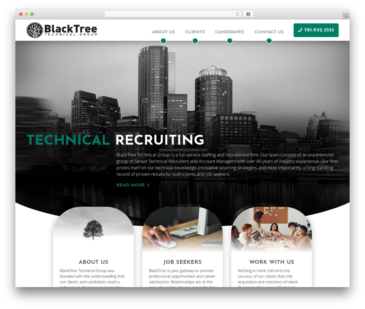 WordPress theme BlackTree Technical Group - blacktreetech.com