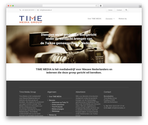 WordPress theme Envision - timemedia.nl
