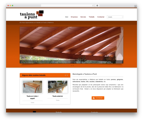 WordPress theme Interio - taulonsapunt.com