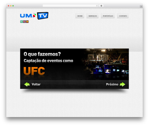 WordPress theme UMTV - umtv.com.br