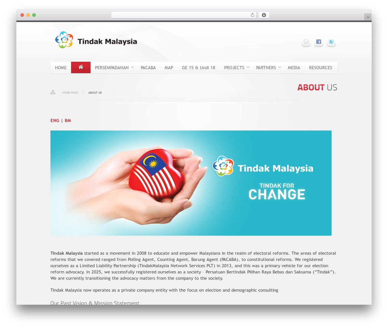 WordPress website theme Maxx - tindakmalaysia.org