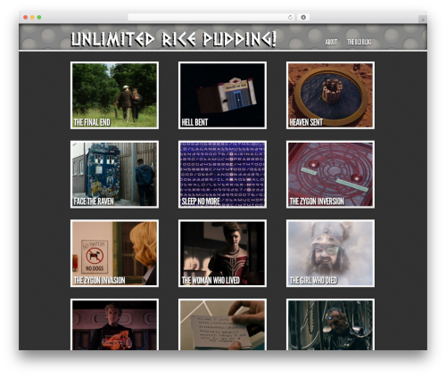 WP theme MYgRID2 - unlimitedricepudding.co.uk