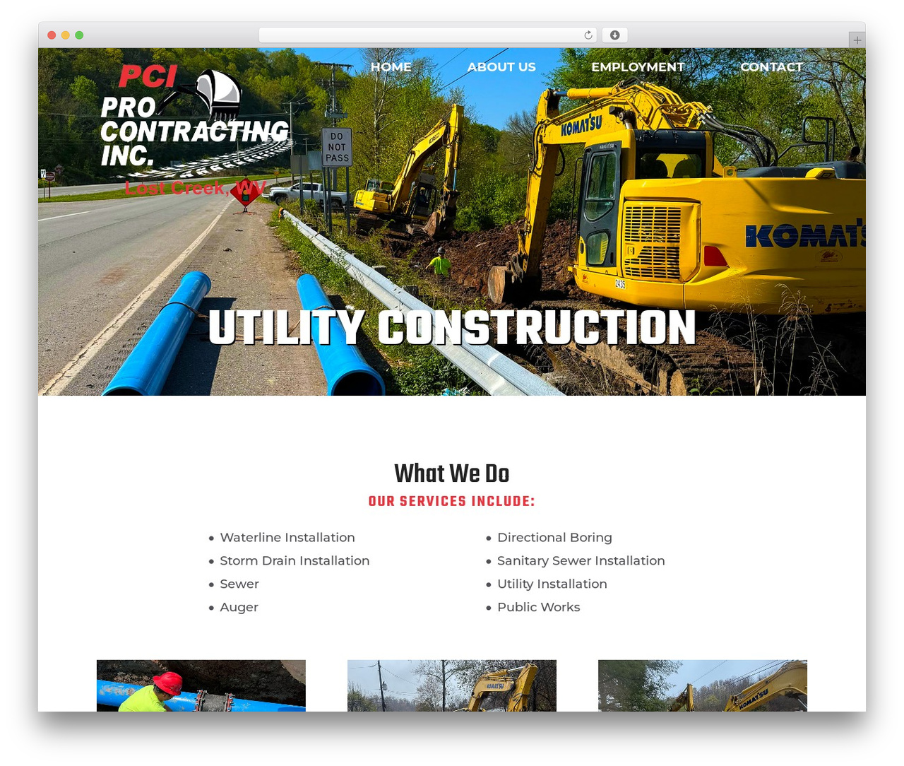 Azure Basic WordPress theme - procontractingwv.com