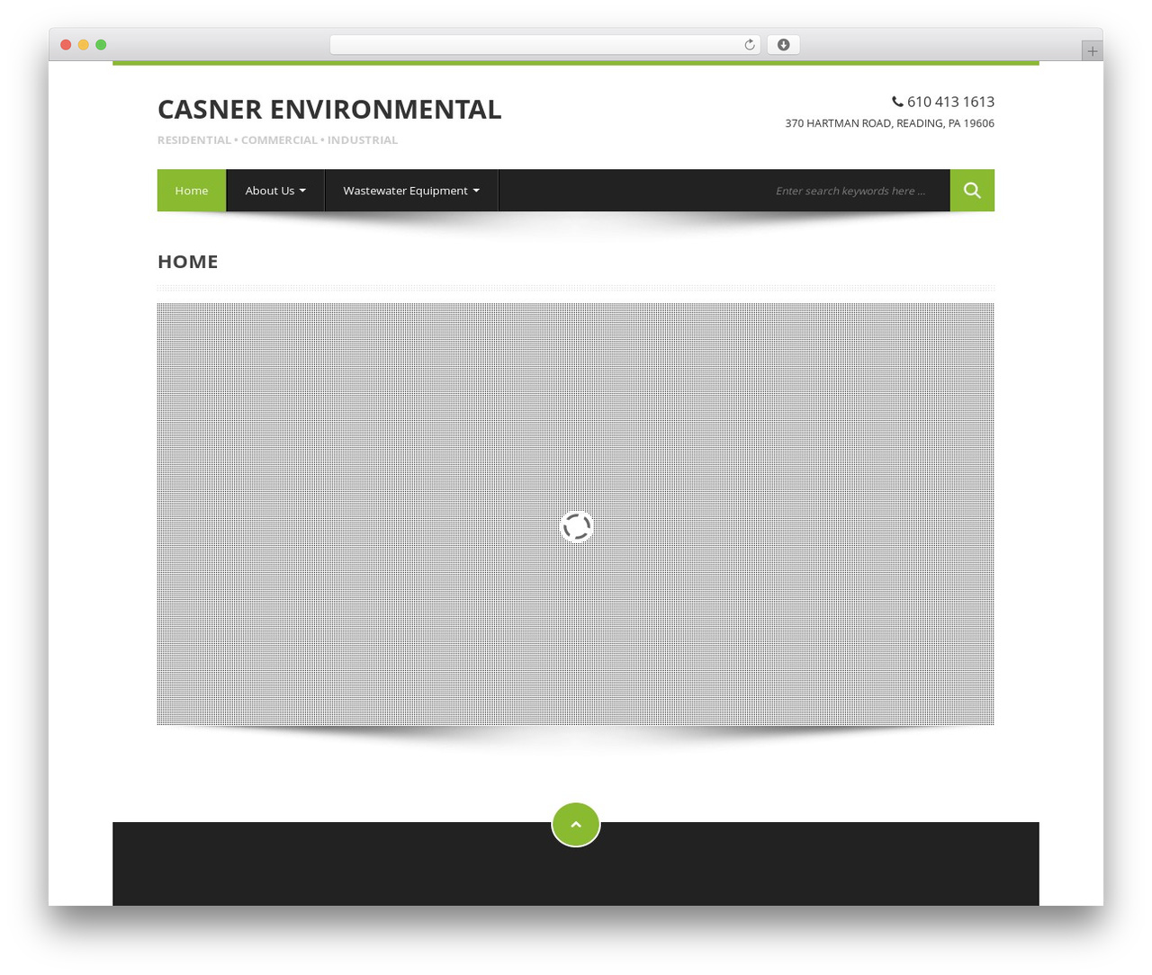 Biscaya WordPress theme - casnerenvironmental.com