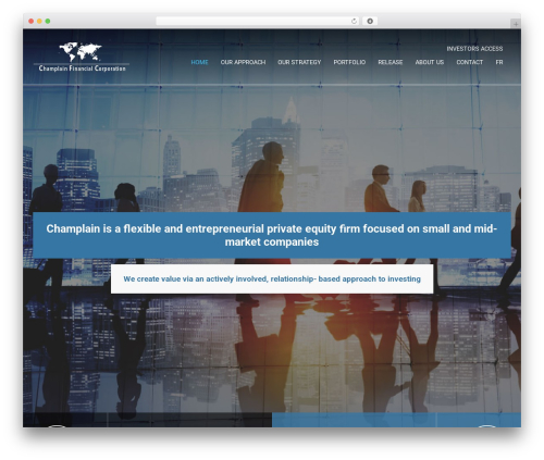 Champlain premium WordPress theme - champlaincanada.com