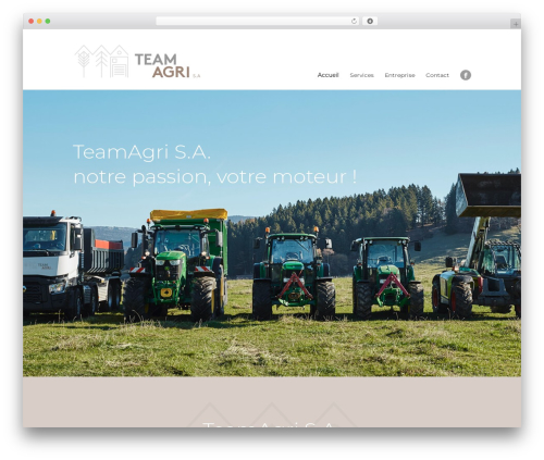 Divi premium WordPress theme - teamagri.ch