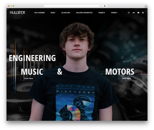 FWRD WordPress theme - hullster.com