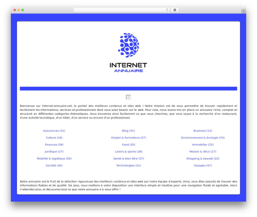 generic-site theme WordPress - internet-annuaire.net