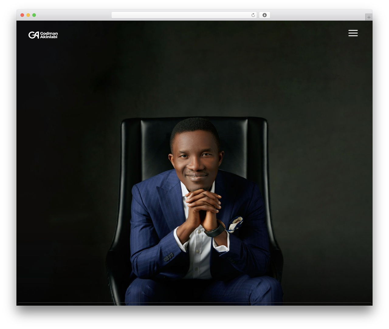 Struktur premium WordPress theme - godmanakinlabi.org
