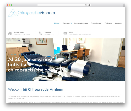 Theme WordPress Physio-qt - chiropractiearnhem.nl