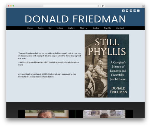 Novelist (novelist) free WordPress plugin - donaldfriedman.com