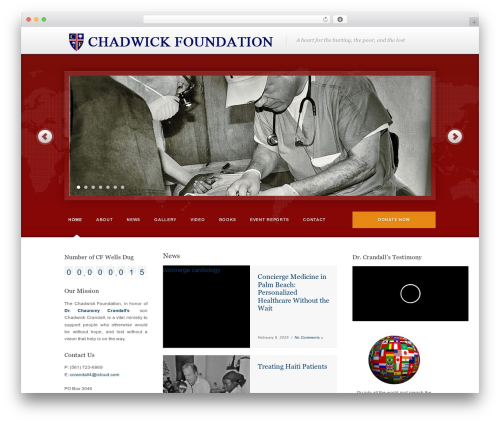 WordPress AID theme WordPress - chadwickfoundation.com
