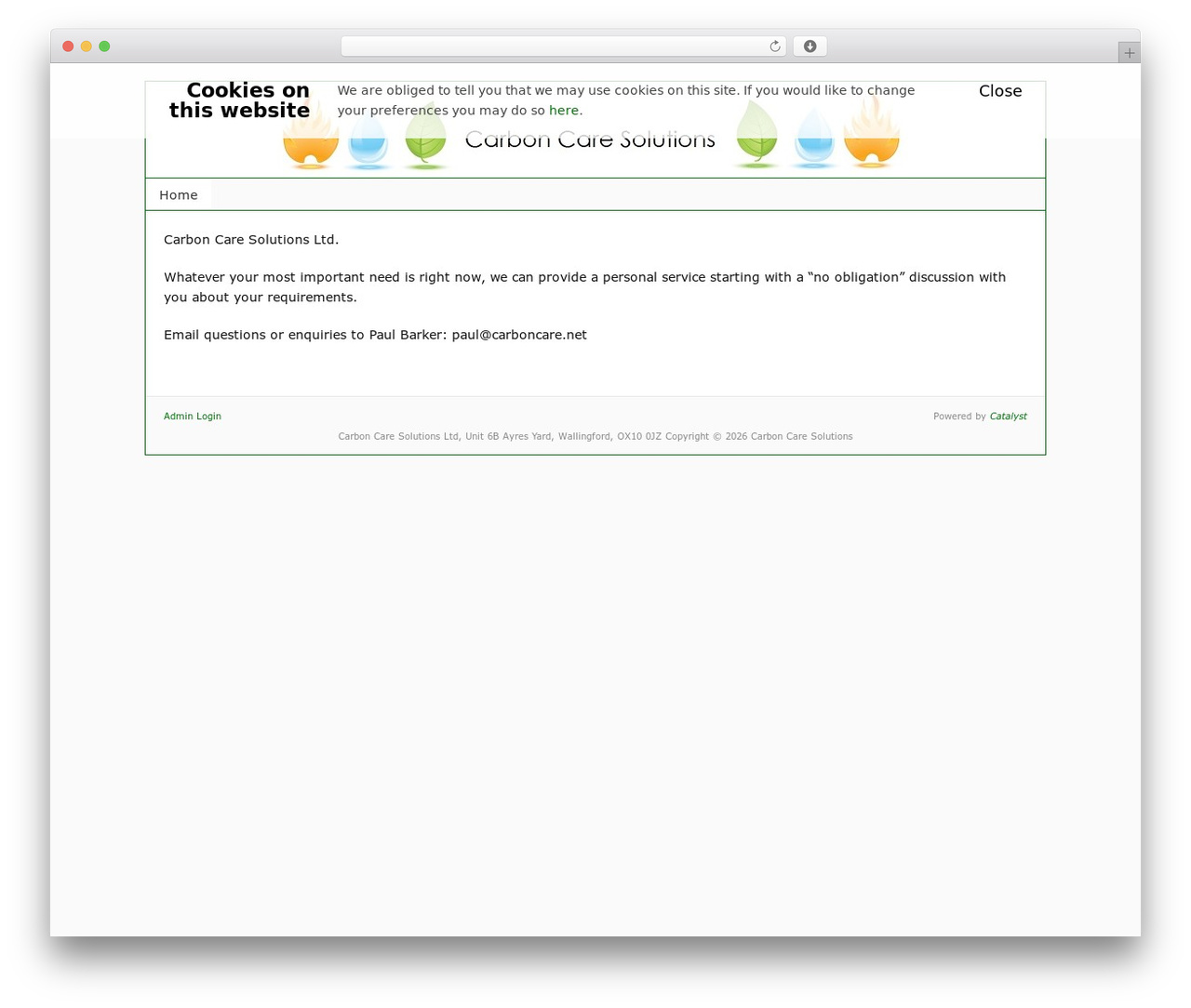 WordPress theme Catalyst - carboncare.net WordPress theme Catalyst - carboncare.net