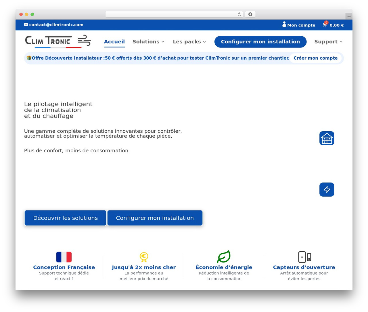 WordPress theme Divi - climtronic.com