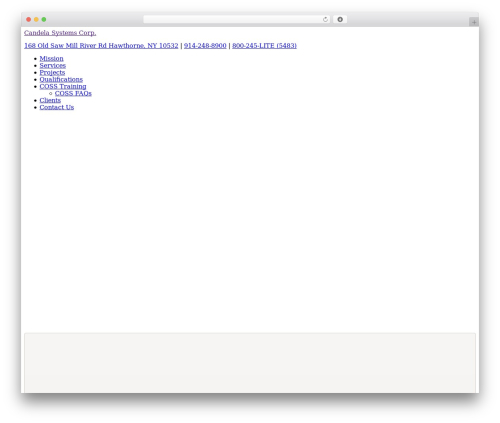 WordPress theme Hecate - candelasystems.com