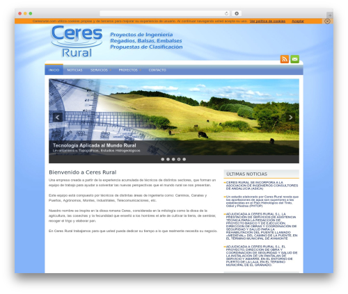 WordPress theme ProTech - ceresrural.com