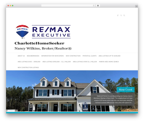 Attitude WordPress theme - charlottehomeseeker.com