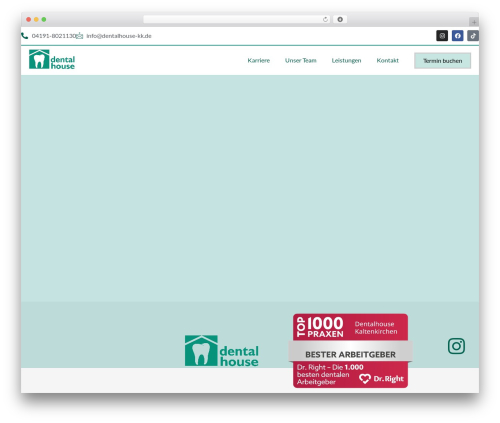 Tenweb builder WordPress plugin - dentalhouse-kk.de