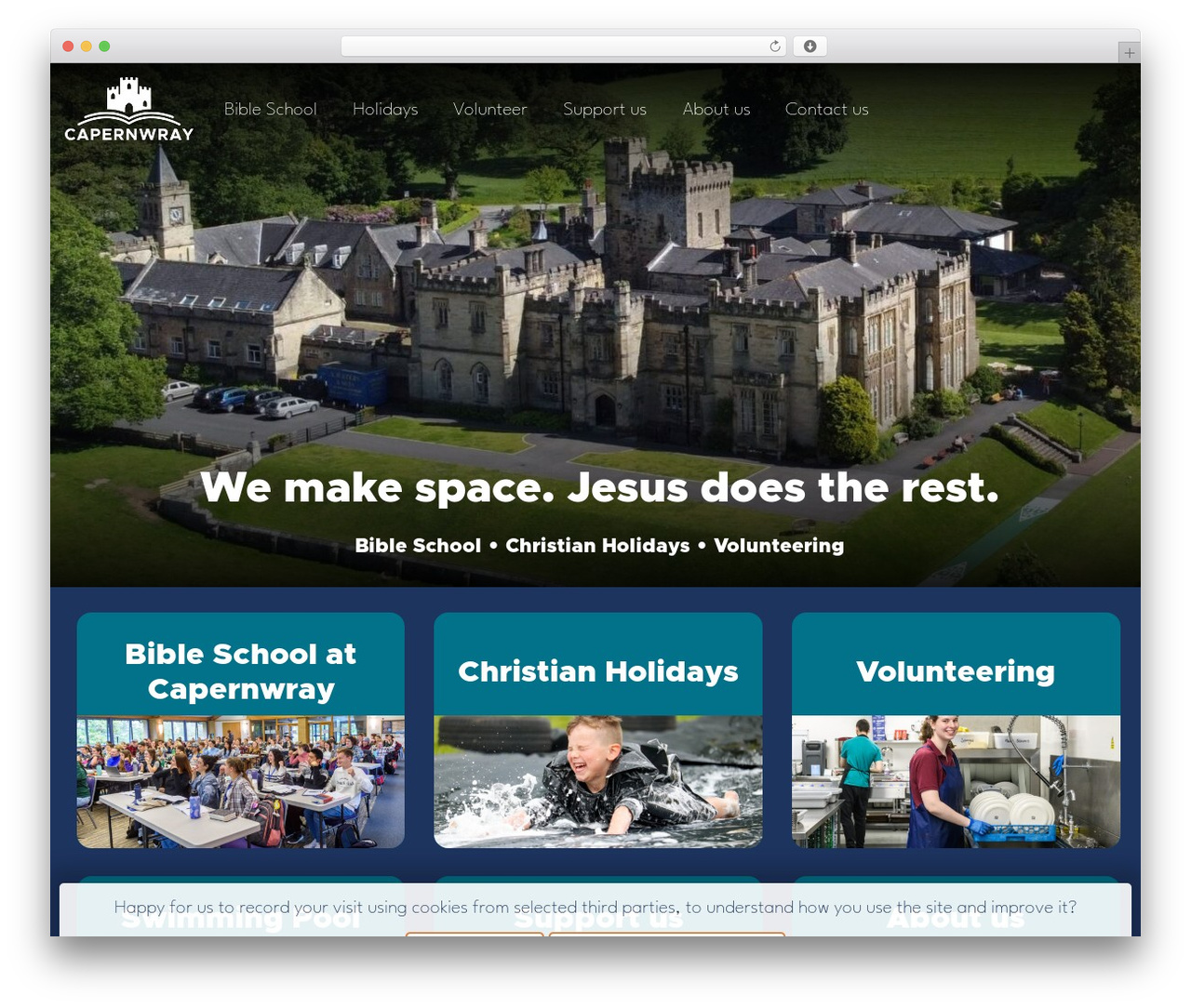 Capernwray WordPress theme - capernwray.org