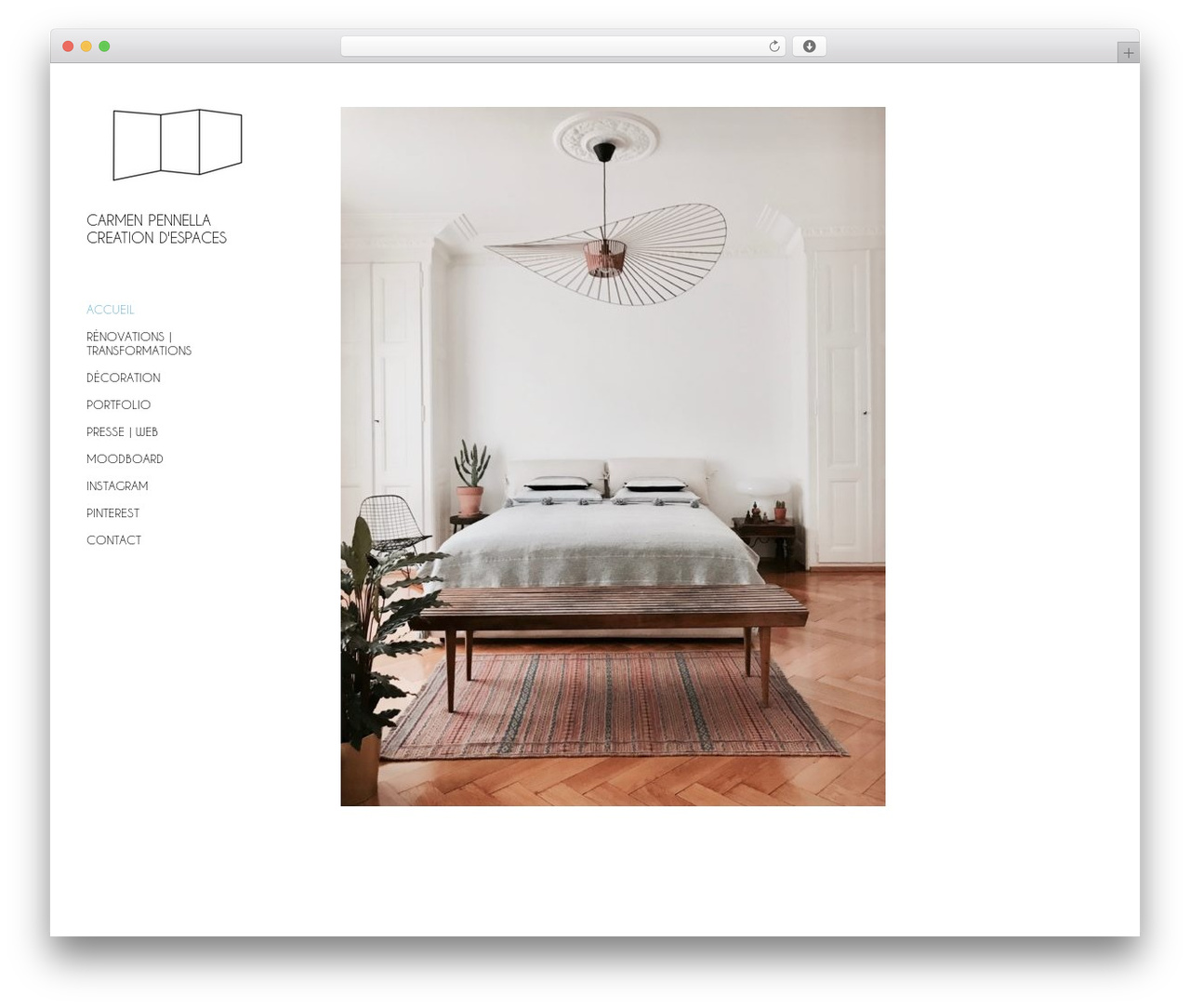 Carmen WordPress theme - carmenpennella.com