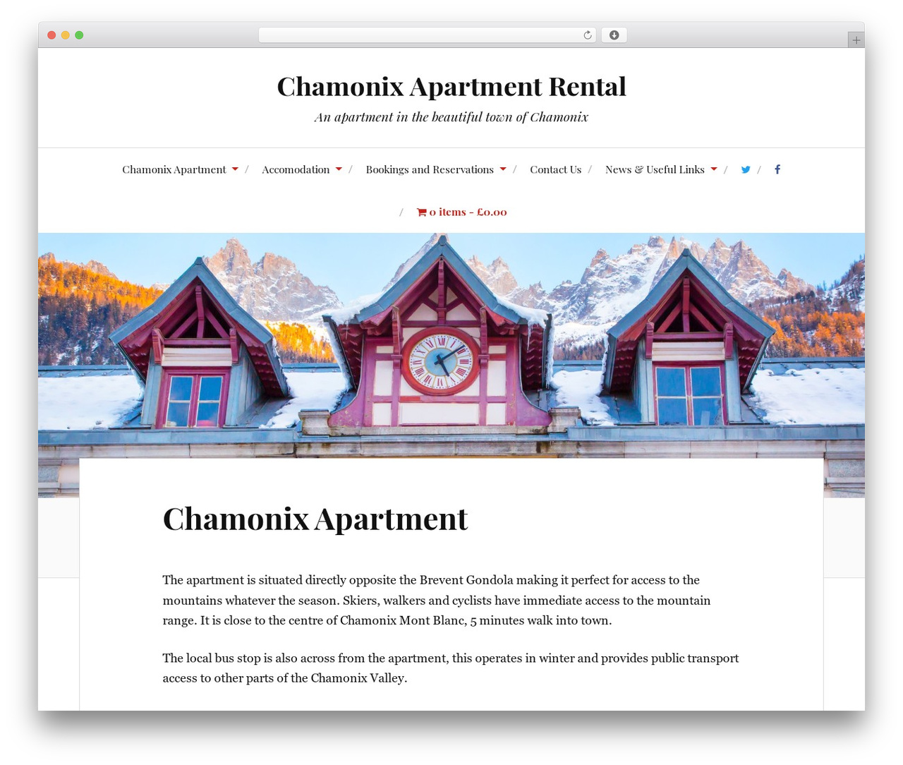 Chamonix Theme theme WordPress - chamonixuk.com