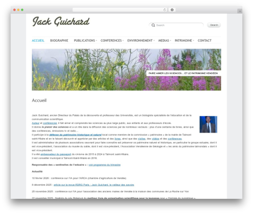 Delicate WordPress theme - jackguichard.fr Delicate WordPress theme - jackguichard.fr