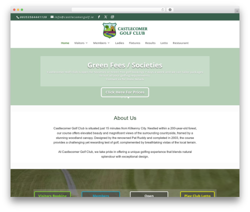 Wp photo gallery WordPress plugin - castlecomergolf.ie