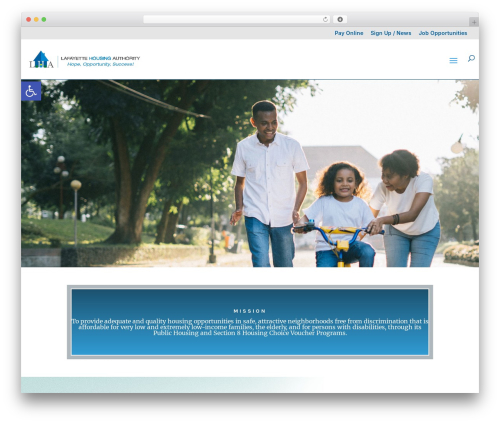 Divi WordPress theme - thelha.com