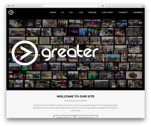 Emphasis theme WordPress - greaterthanyouth.com