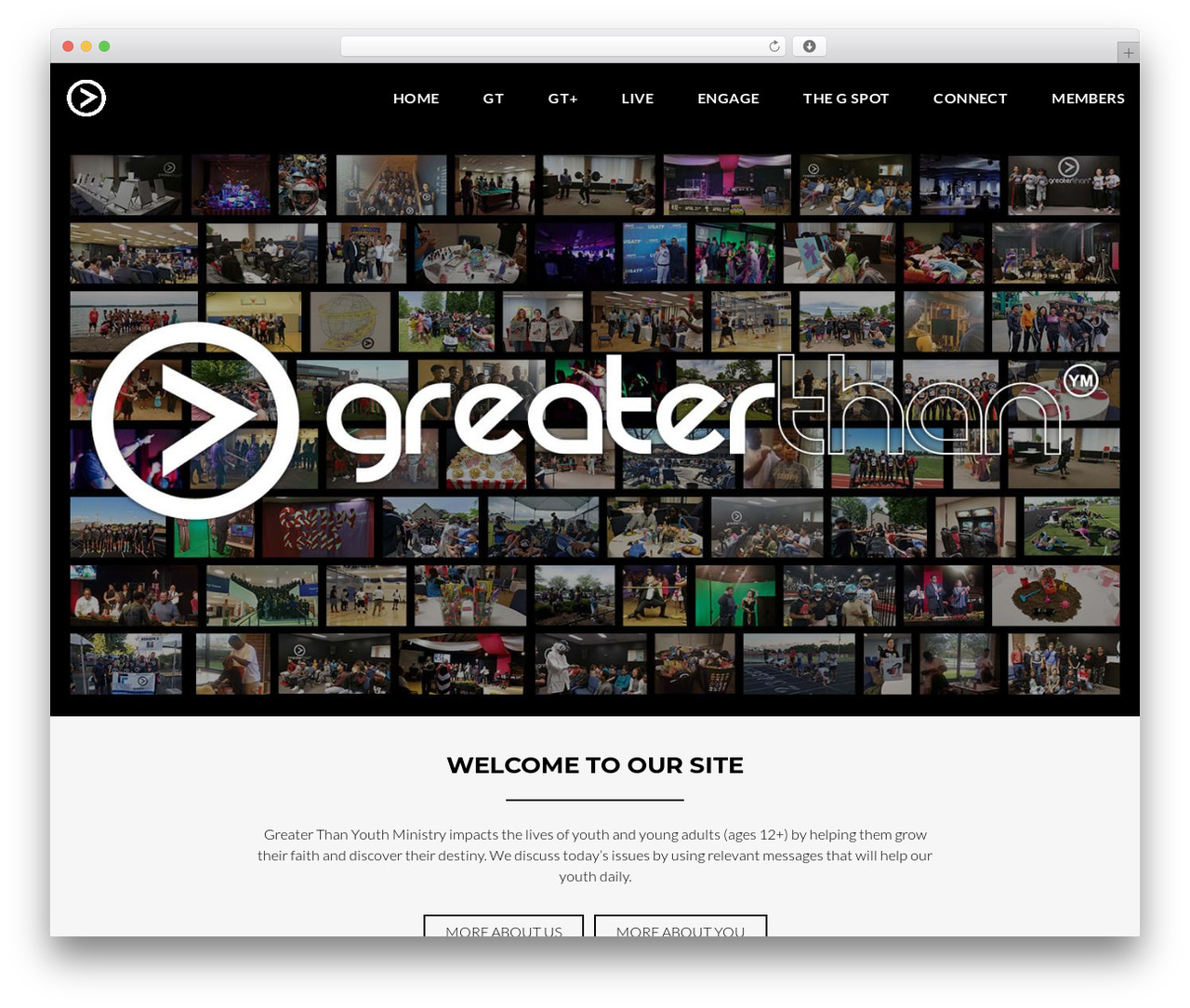 Emphasis theme WordPress - greaterthanyouth.com Emphasis theme WordPress - greaterthanyouth.com