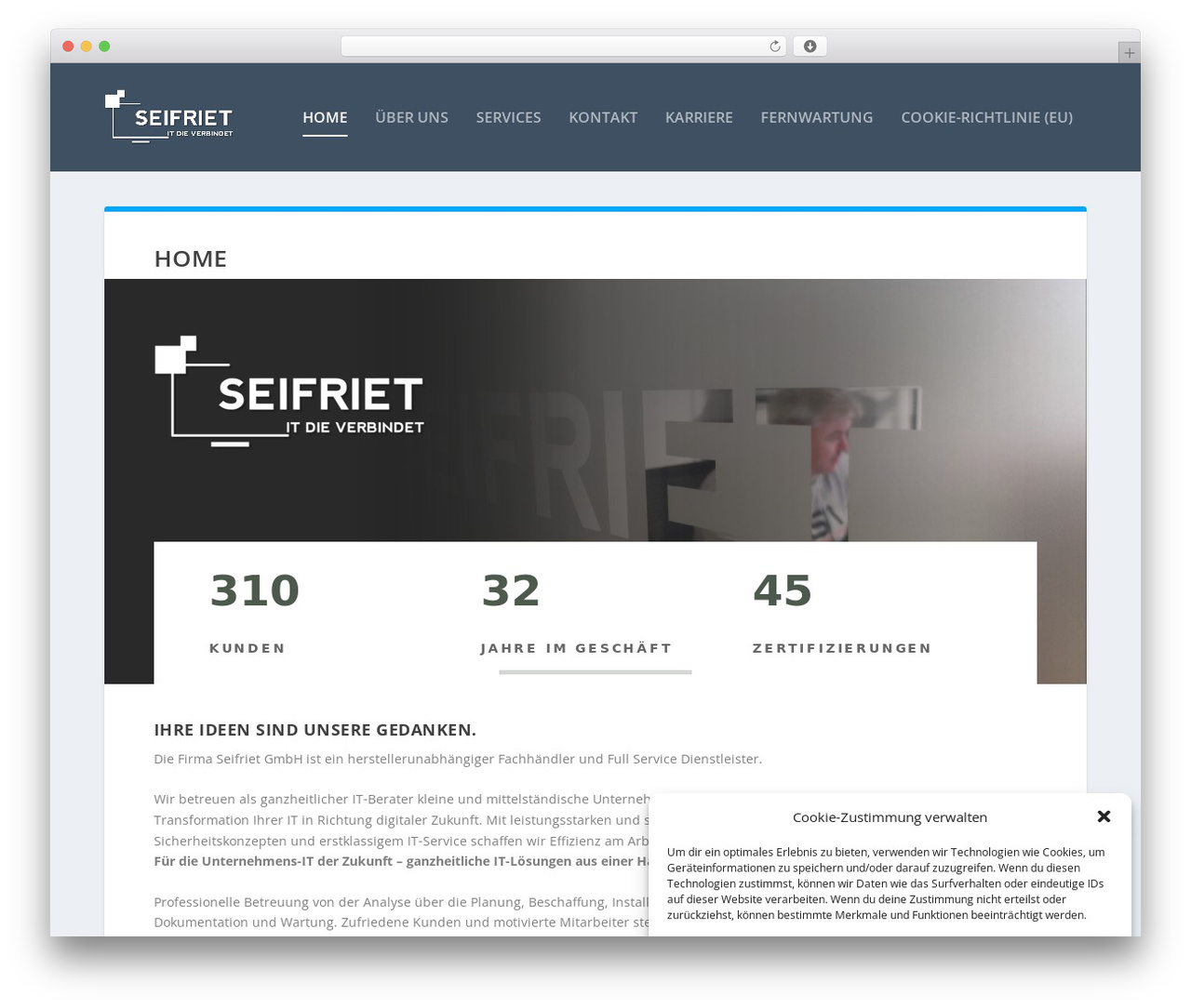 Extra WordPress theme - seifriet.de Extra WordPress theme - seifriet.de