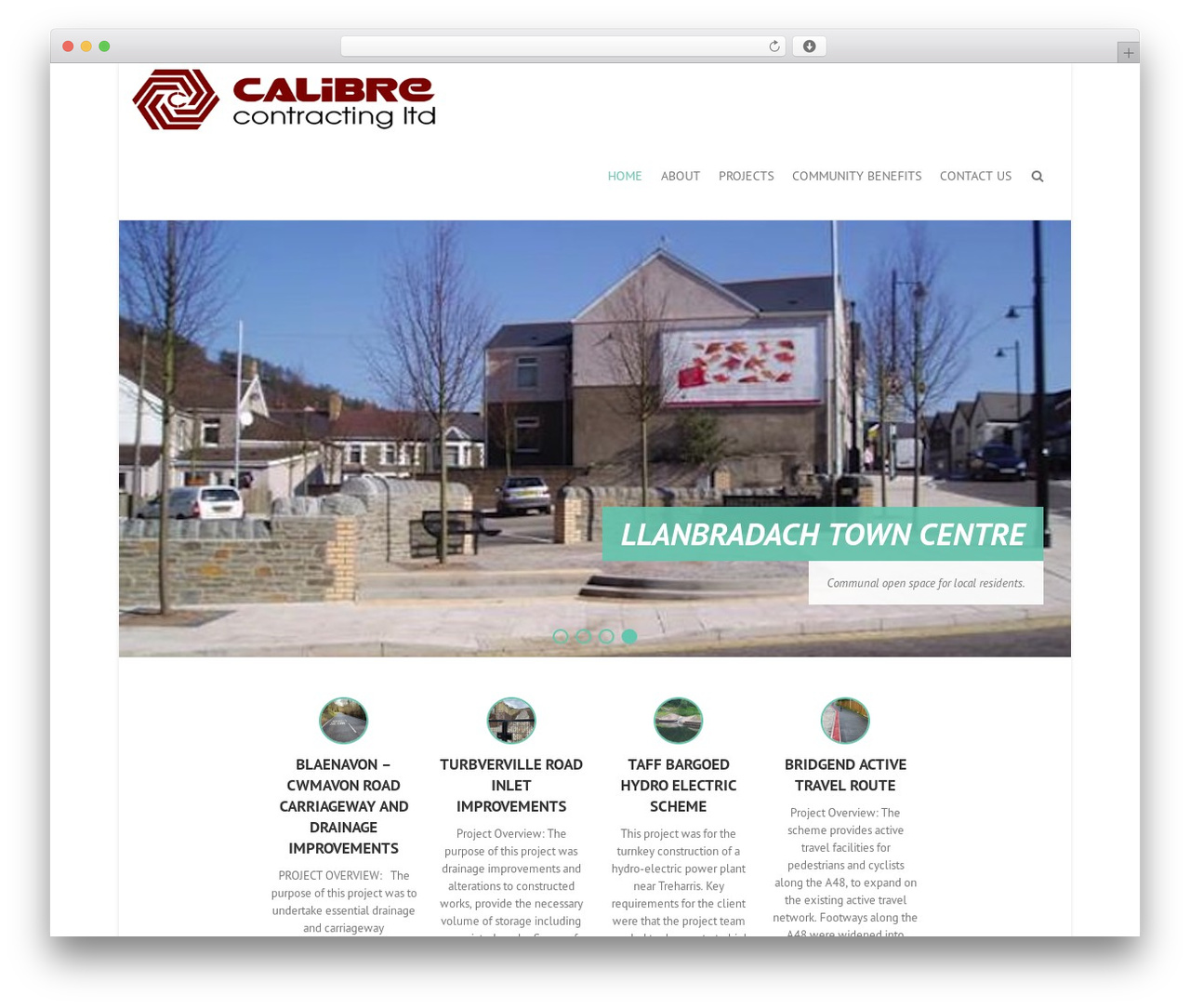 Interface Pro WordPress theme - calibrecontracting.co.uk