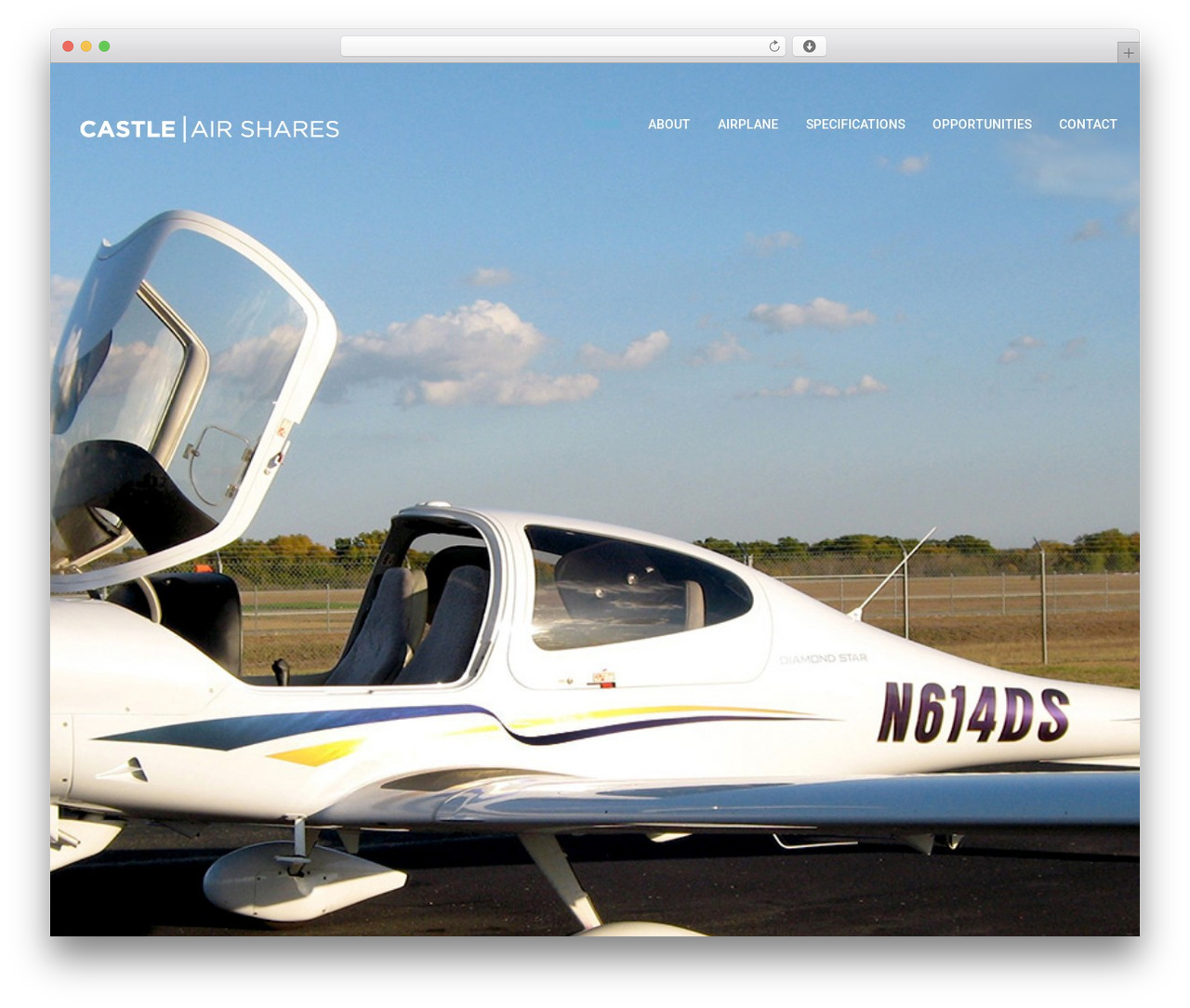 Prodo WordPress theme - castleairshares.com