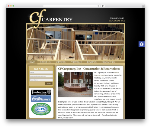 Template Much Random top WordPress theme - cfcarpentry.com